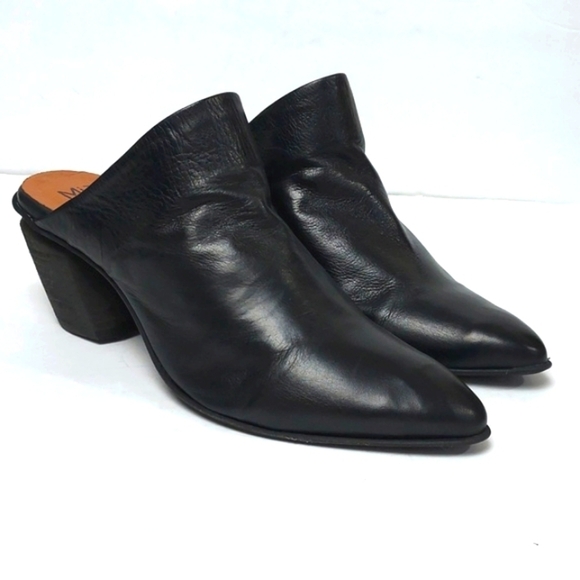 Miz Mooz Shoes - Miz Mooz Amalia Leather Mule Black Size 41 (9.5-10)